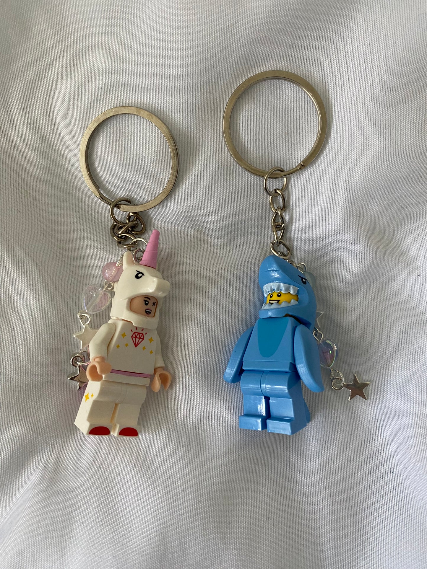Larry & Uni matching keychain